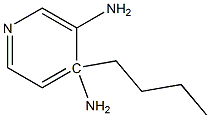4-N-butylpyridine-3,4-diamine 结构式