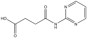 4-oxo-4-(pyrimidin-2-ylamino)butanoic acid 结构式