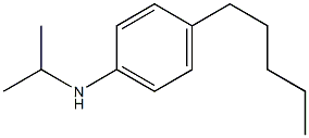 4-pentyl-N-(propan-2-yl)aniline 结构式