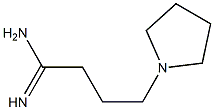 4-pyrrolidin-1-ylbutanimidamide 结构式