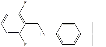 4-tert-butyl-N-[(2,6-difluorophenyl)methyl]aniline 结构式