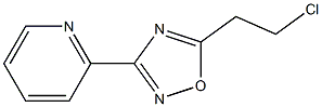 5-(2-chloroethyl)-3-(pyridin-2-yl)-1,2,4-oxadiazole 结构式