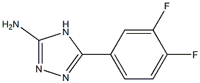 5-(3,4-difluorophenyl)-4H-1,2,4-triazol-3-amine 结构式