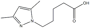 5-(3,5-dimethyl-1H-pyrazol-1-yl)pentanoic acid 结构式