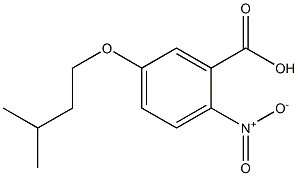 5-(3-methylbutoxy)-2-nitrobenzoic acid 结构式