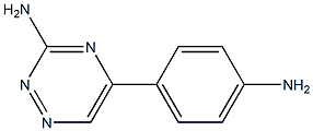 5-(4-aminophenyl)-1,2,4-triazin-3-amine 结构式