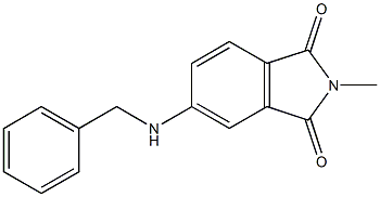 5-(benzylamino)-2-methyl-2,3-dihydro-1H-isoindole-1,3-dione 结构式