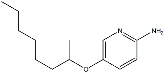 5-(octan-2-yloxy)pyridin-2-amine 结构式