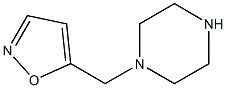 5-(piperazin-1-ylmethyl)-1,2-oxazole 结构式