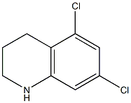 5,7-dichloro-1,2,3,4-tetrahydroquinoline 结构式