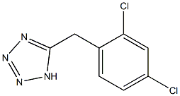 5-[(2,4-dichlorophenyl)methyl]-1H-1,2,3,4-tetrazole 结构式