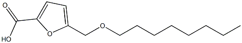 5-[(octyloxy)methyl]furan-2-carboxylic acid 结构式