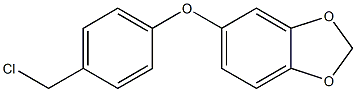 5-[4-(chloromethyl)phenoxy]-2H-1,3-benzodioxole 结构式