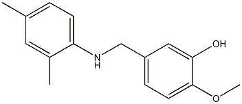 5-{[(2,4-dimethylphenyl)amino]methyl}-2-methoxyphenol 结构式