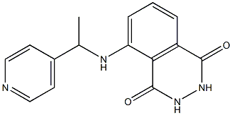 5-{[1-(pyridin-4-yl)ethyl]amino}-1,2,3,4-tetrahydrophthalazine-1,4-dione 结构式