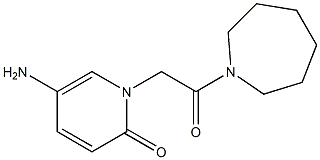 5-amino-1-[2-(azepan-1-yl)-2-oxoethyl]-1,2-dihydropyridin-2-one 结构式