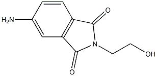 5-amino-2-(2-hydroxyethyl)-2,3-dihydro-1H-isoindole-1,3-dione 结构式