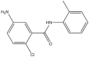 5-amino-2-chloro-N-(2-methylphenyl)benzamide 结构式