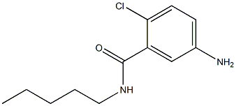 5-amino-2-chloro-N-pentylbenzamide 结构式