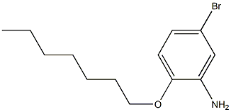 5-bromo-2-(heptyloxy)aniline 结构式