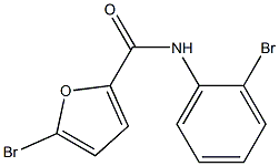 5-bromo-N-(2-bromophenyl)-2-furamide 结构式