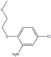 5-chloro-2-(2-methoxyethoxy)aniline 结构式