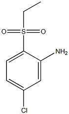 5-chloro-2-(ethylsulfonyl)aniline 结构式