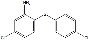 5-chloro-2-[(4-chlorophenyl)sulfanyl]aniline 结构式