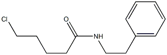 5-chloro-N-(2-phenylethyl)pentanamide 结构式