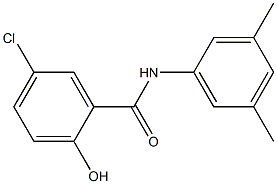 5-chloro-N-(3,5-dimethylphenyl)-2-hydroxybenzamide 结构式