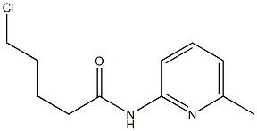 5-chloro-N-(6-methylpyridin-2-yl)pentanamide 结构式