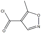 5-methyl-1,2-oxazole-4-carbonyl chloride 结构式