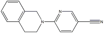 6-(3,4-dihydroisoquinolin-2(1H)-yl)nicotinonitrile 结构式