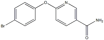 6-(4-bromophenoxy)nicotinamide 结构式