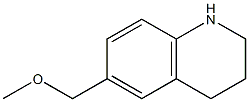 6-(methoxymethyl)-1,2,3,4-tetrahydroquinoline 结构式