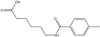 6-[(4-iodophenyl)formamido]hexanoic acid 结构式