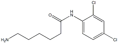 6-amino-N-(2,4-dichlorophenyl)hexanamide 结构式