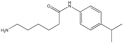 6-amino-N-(4-isopropylphenyl)hexanamide 结构式