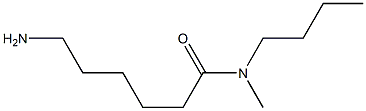 6-amino-N-butyl-N-methylhexanamide 结构式