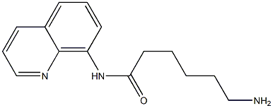 6-amino-N-quinolin-8-ylhexanamide 结构式