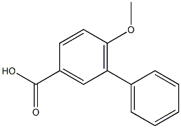 6-methoxy-1,1'-biphenyl-3-carboxylic acid 结构式