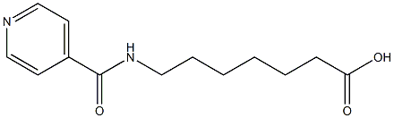 7-(isonicotinoylamino)heptanoic acid 结构式