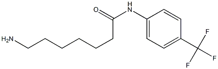 7-amino-N-[4-(trifluoromethyl)phenyl]heptanamide 结构式
