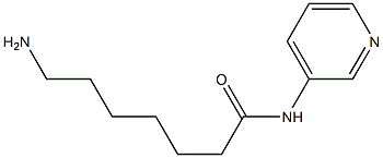 7-amino-N-pyridin-3-ylheptanamide 结构式
