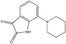 7-piperidin-1-yl-1H-indole-2,3-dione 结构式