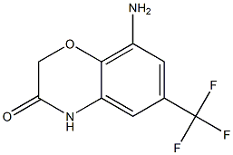 8-amino-6-(trifluoromethyl)-2H-1,4-benzoxazin-3(4H)-one 结构式