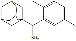 adamantan-1-yl(2,5-dimethylphenyl)methanamine 结构式