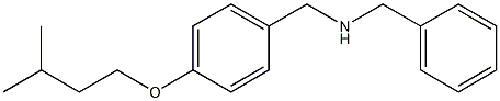 benzyl({[4-(3-methylbutoxy)phenyl]methyl})amine 结构式