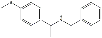benzyl({1-[4-(methylsulfanyl)phenyl]ethyl})amine 结构式