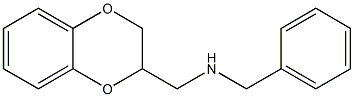 benzyl(2,3-dihydro-1,4-benzodioxin-2-ylmethyl)amine 结构式